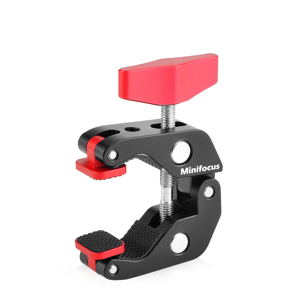 11inch Adjustable Articulating Super Clamp for Camera Cage Rig LED Video Light Monitor Tripod Gimbal