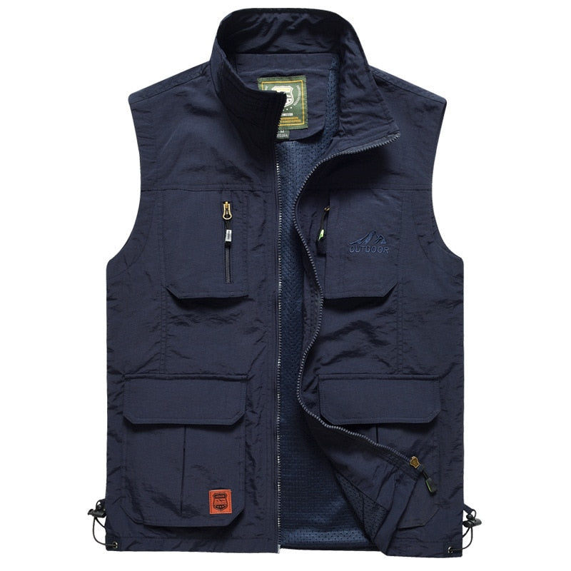 Vest Summer Military Tactical Vest Jacket with Pockets Male Hunting Fishing Hiking Outdoor