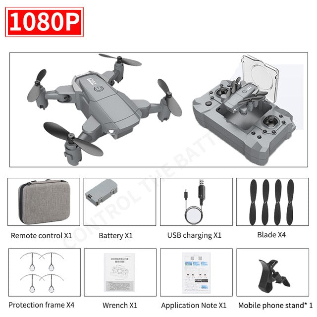 New mini KY905 drone 4K HD camera, GPS WIFI FPV vision foldable rc quadcopter