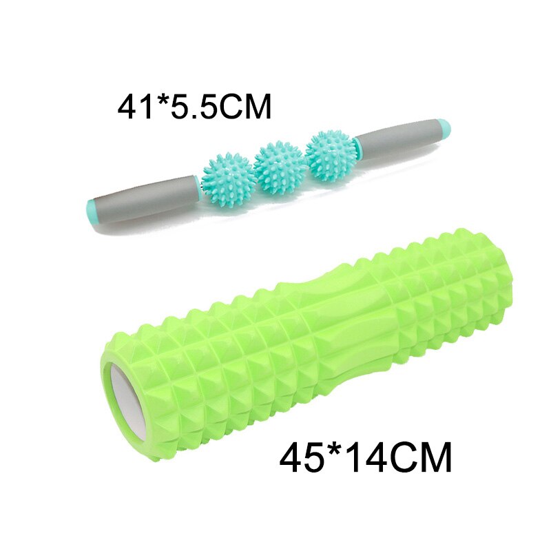 45cm*14cm Yoga column foam roller Pilates column balance bar stick relax muscle deep massage roller