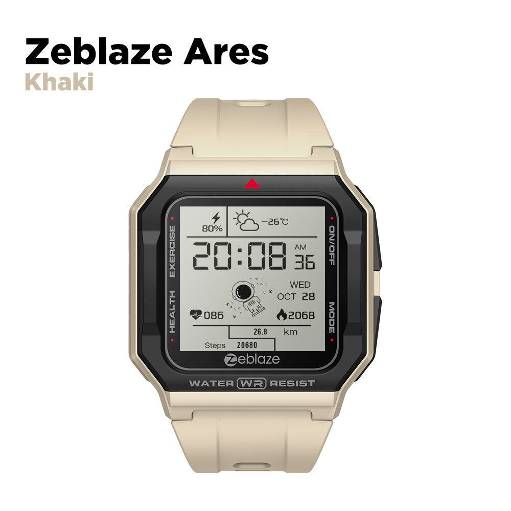 NEW 2021 Zeblaze Ares Heart Rate Tracking Smartwatch Multi Watch Face 3 ATM