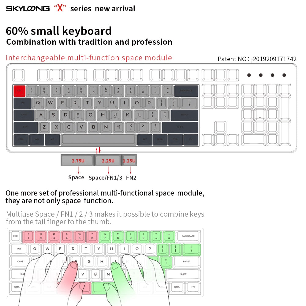 Custom mechanical keyboard rgb switch leds hot swapping socket powerful software