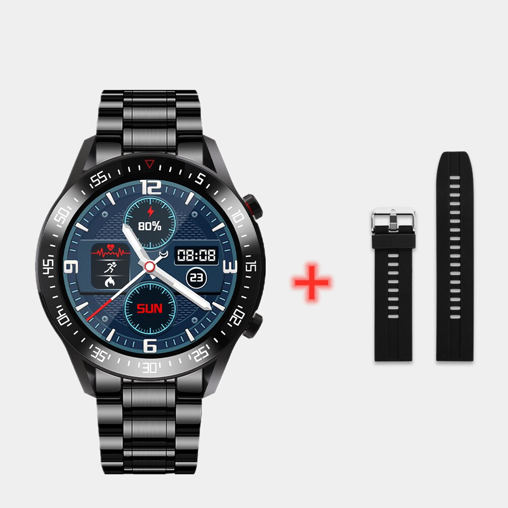 Full circle touch screen Mens Smart Watches IP68 Waterproof Sports Fitness Watch