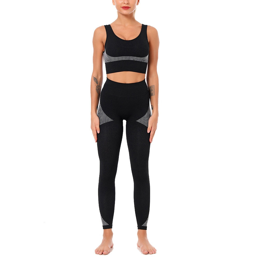 Seamless Gym Sets Sport Set Yoga Suit Women Workout Clothes for Women Bra and Sport