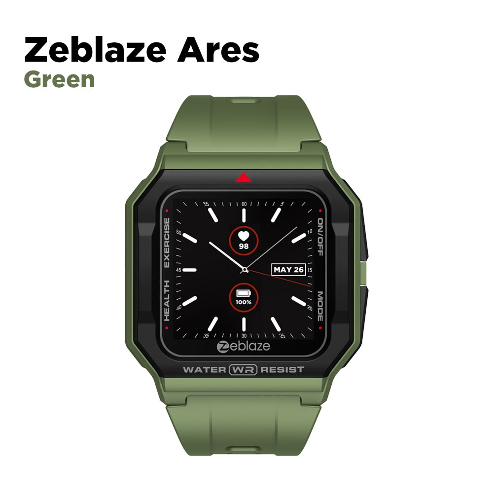 NEW 2021 Zeblaze Ares Heart Rate Tracking Smartwatch Multi Watch Face 3 ATM