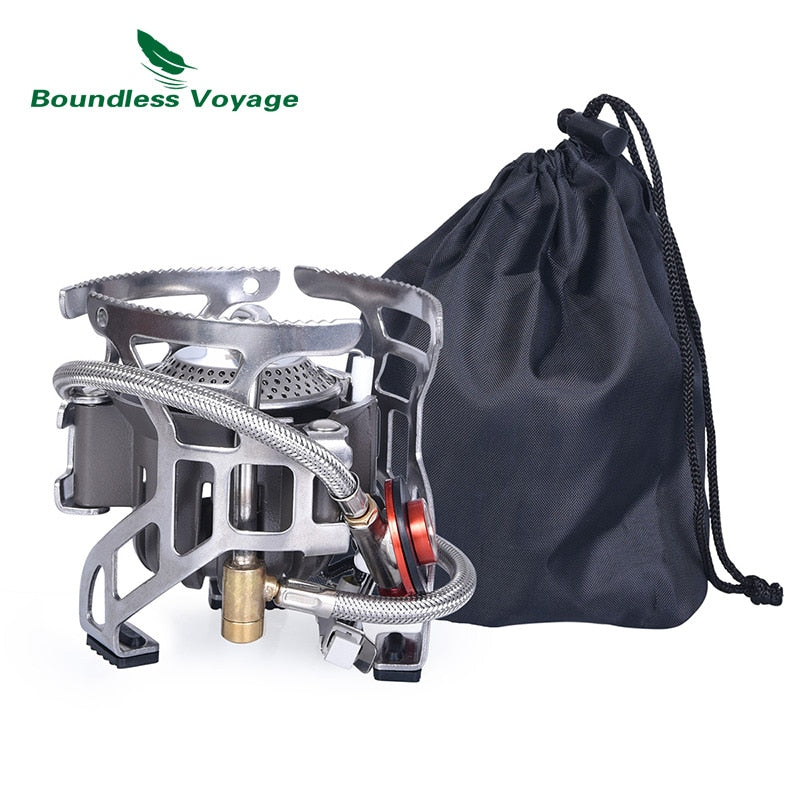 Boundless Voyage Camping Gas Stove Outdoor Portable Lightweight Furnace Burner Cooking