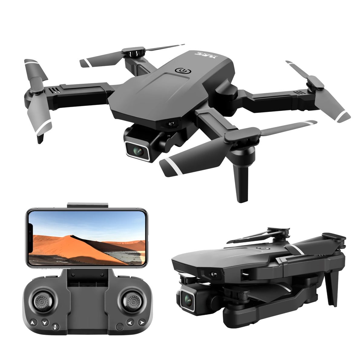 New S68 Pro Mini Drone 4K HD Dual Camera Wide Angle WiFi FPV Drones Quadcopter