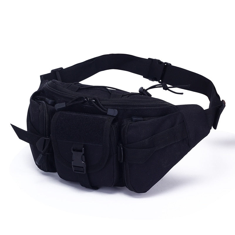 Tactical Waist Bag Fishing Pouch Outdoor Hiking Large-Capacity Waterproof Utility Pouch