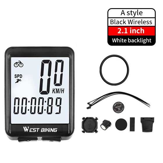 Computer MTB Road Wired Cycling Odometer Waterproof Backlight Bike Speedometer LED