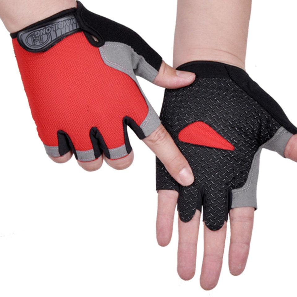 Sports Gym Gloves Men Fitness Training Exercise Anti Slip Weight Lifting Gloves Half Finger