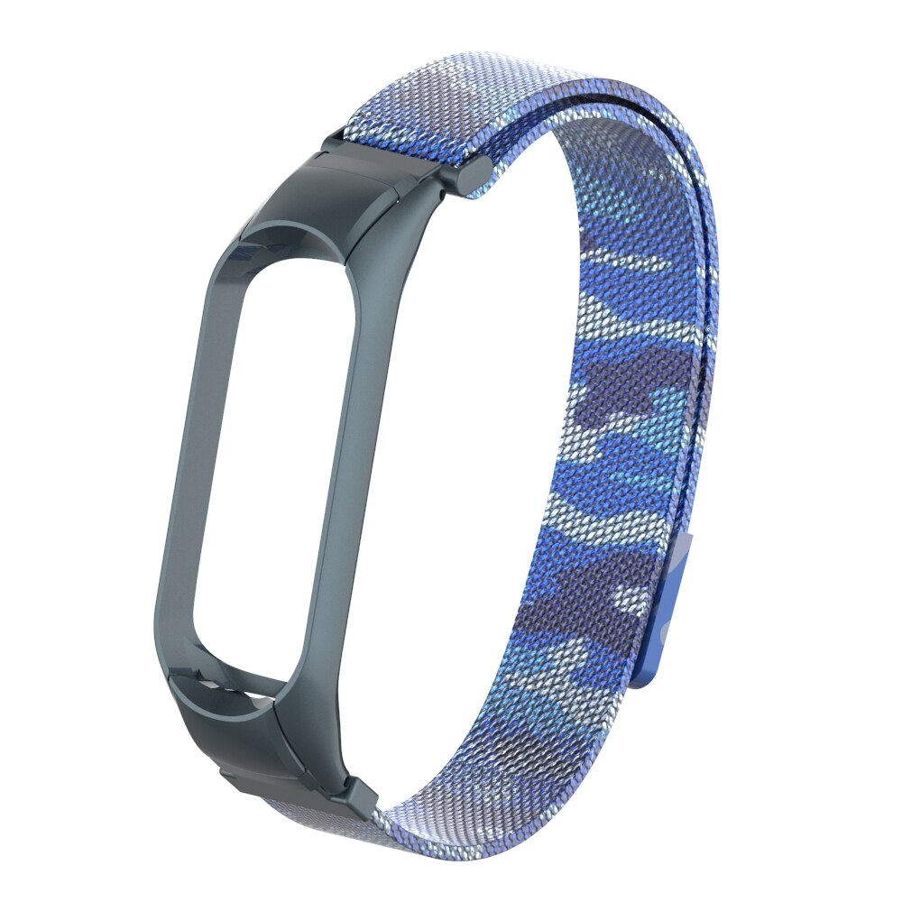 YAYUU Stainless Steel Watch Strap for Xiaomi Mi Band 4 3 Metal Bracelet For MiBand