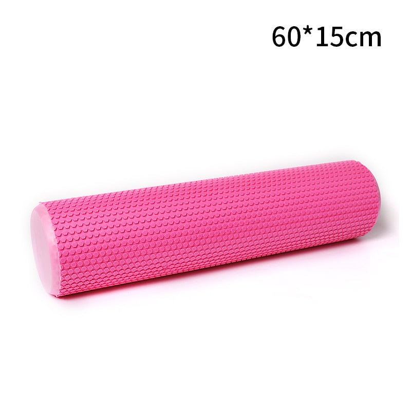 60/45cm Yoga Block Pilates Foam Roller Trigger Point Massage Roller Muscle Tissue for Fitness Gym