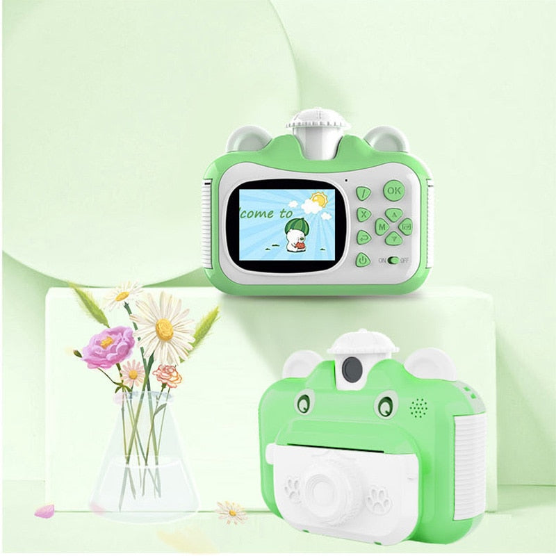 Kids Instant Print Camera Zero Ink Toy Children Digital Camera with Print Paper Toddler