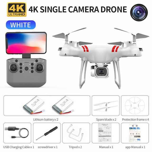 Best KY101 MAX 2.4Ghz RC Drone Double 4K Wifi FPV HD Camera Altitude Hold Gesture Mode Long