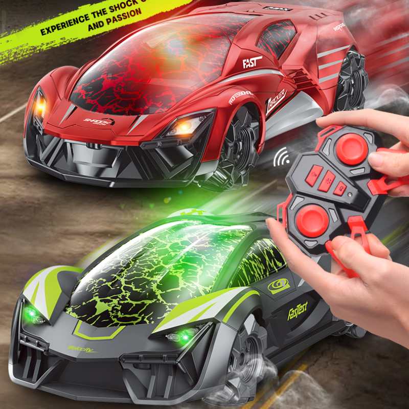 LBLA 2.4G Crack Remote Control Min Drifting RC Car Stunt Multi-directional 360