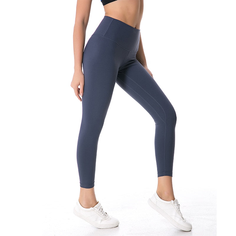 SHINBENE Classic Soft Hip Up Yoga Fitness Pants Women 4-Way Stretch Sport Tights Anti-sweat