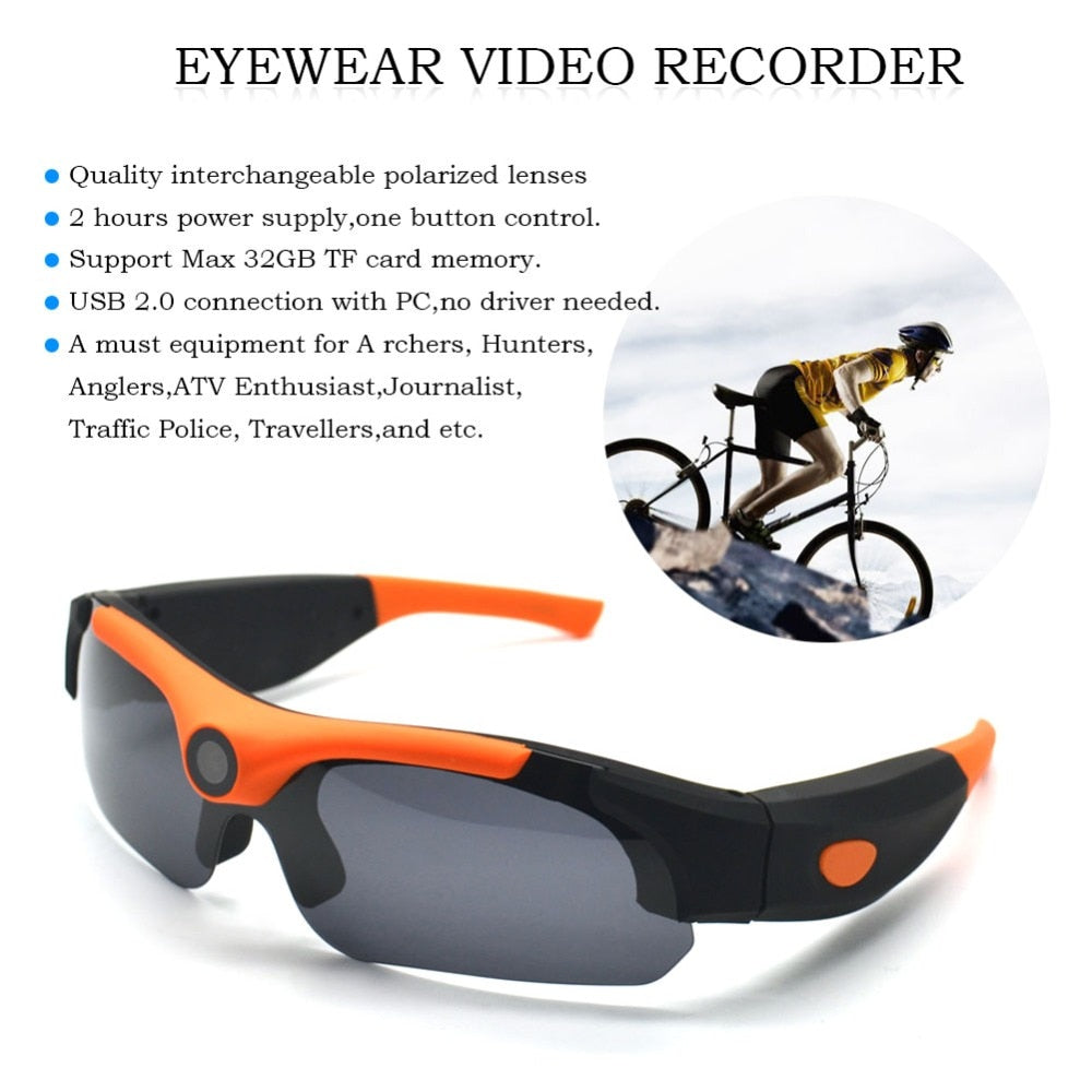 Light-weight HD 1080P Mini Camera Sunglasses Digital Video Recorder Glasses Sport