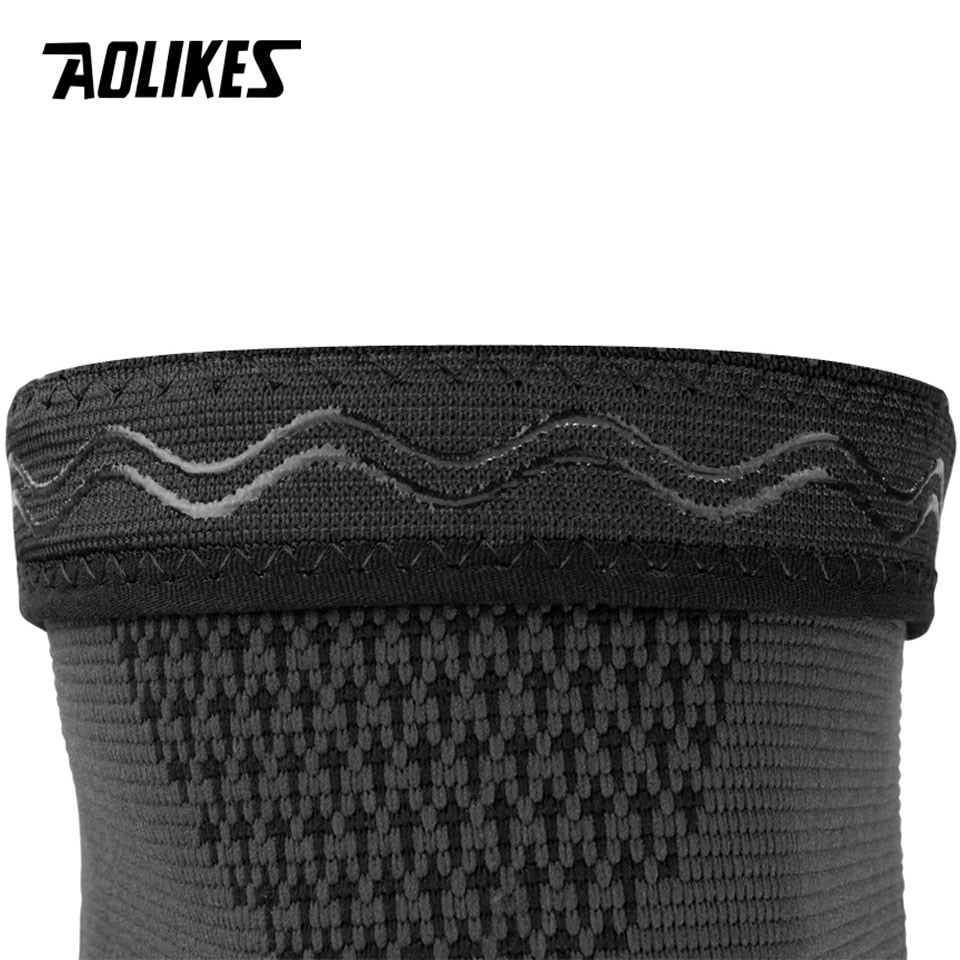 AOLIKES 1 Pair Non Slip Silicone Sports Knee Pads SupportInjury Recovery Kneepad