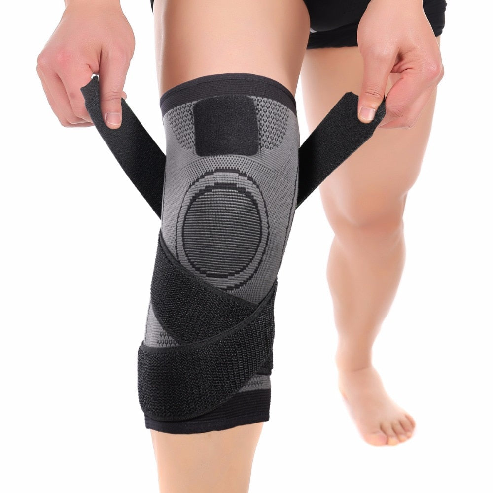 Drop Ship From USA Pressurized Fitness Running Cycling Bandage Knee Support Braces