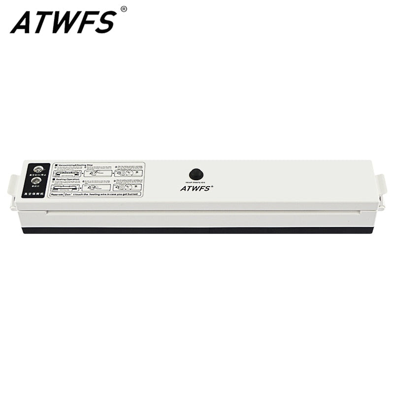 ATWFS Packing Household Film Sealer Vacuum Packer Sealing Machine for Food Including 15Pcs Bags