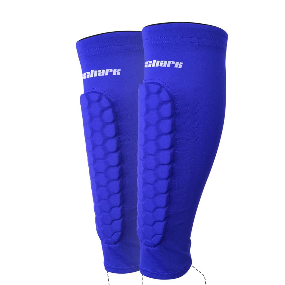 Football Shin Guards Protective Compression Basketball Leg Calf Sleeves Cycling Leg 1 Pair