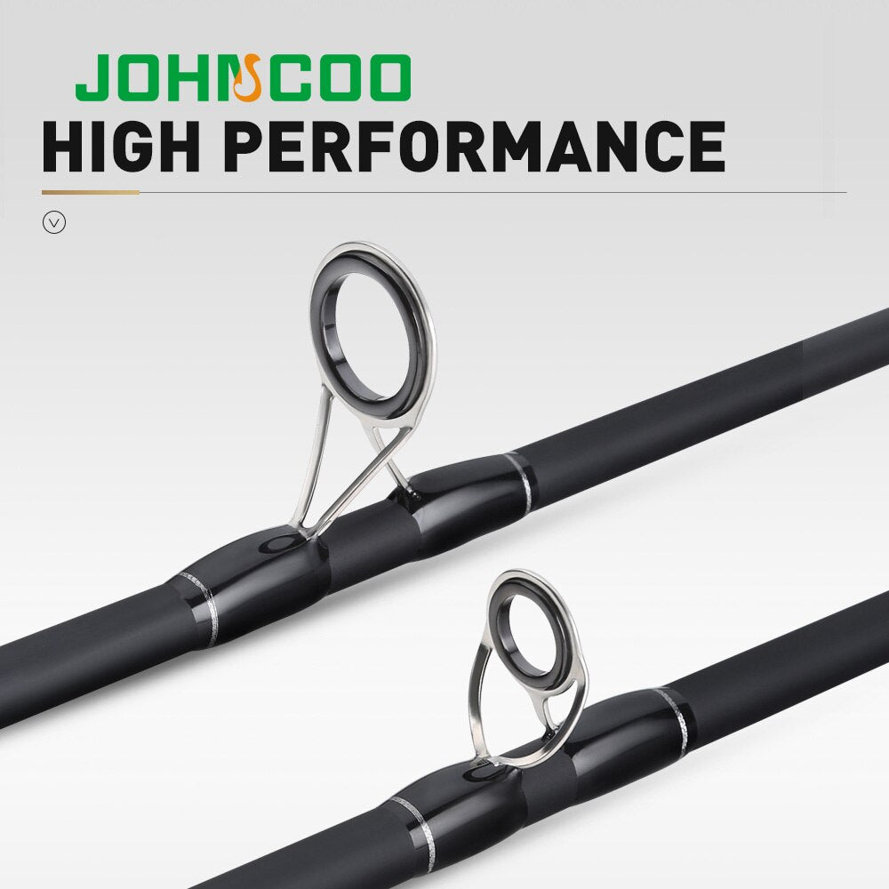 Carbon Fishing Rod 2.7m 3.0m H MH Power 10-45g Baitcasting Rod Sea Bass Inshore Fishing