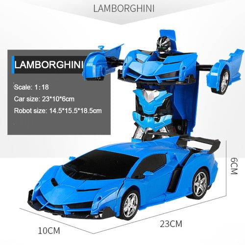 RC Car Transformation Robots Sports Vehicle Model  Drift Car  Toys Cool Deformation