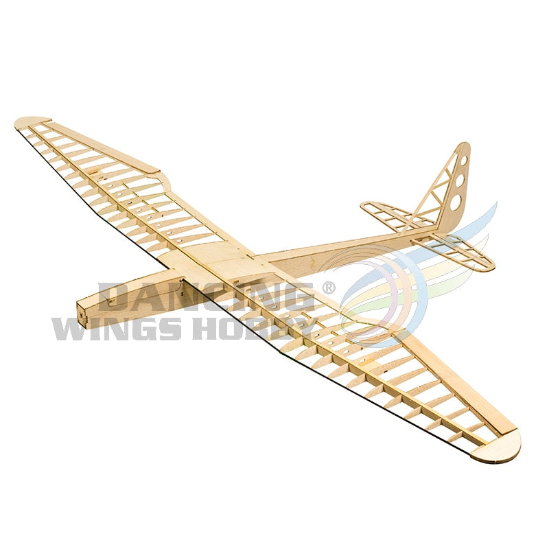 RC Glider Plane Sunbird Airplane Toy 1.6M Laser Cut Balsa Wood Airplane Gliders Model