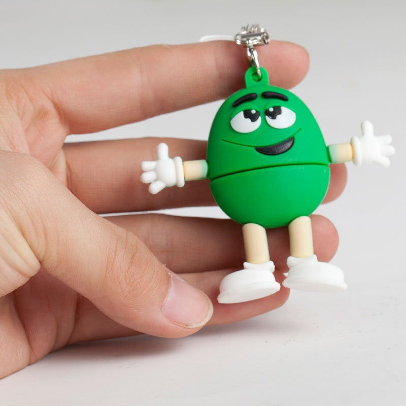 Usb Flash Drive Cartoon Chocolate M&M Flash Memory Card Pen Drive 32GB Usb Stick