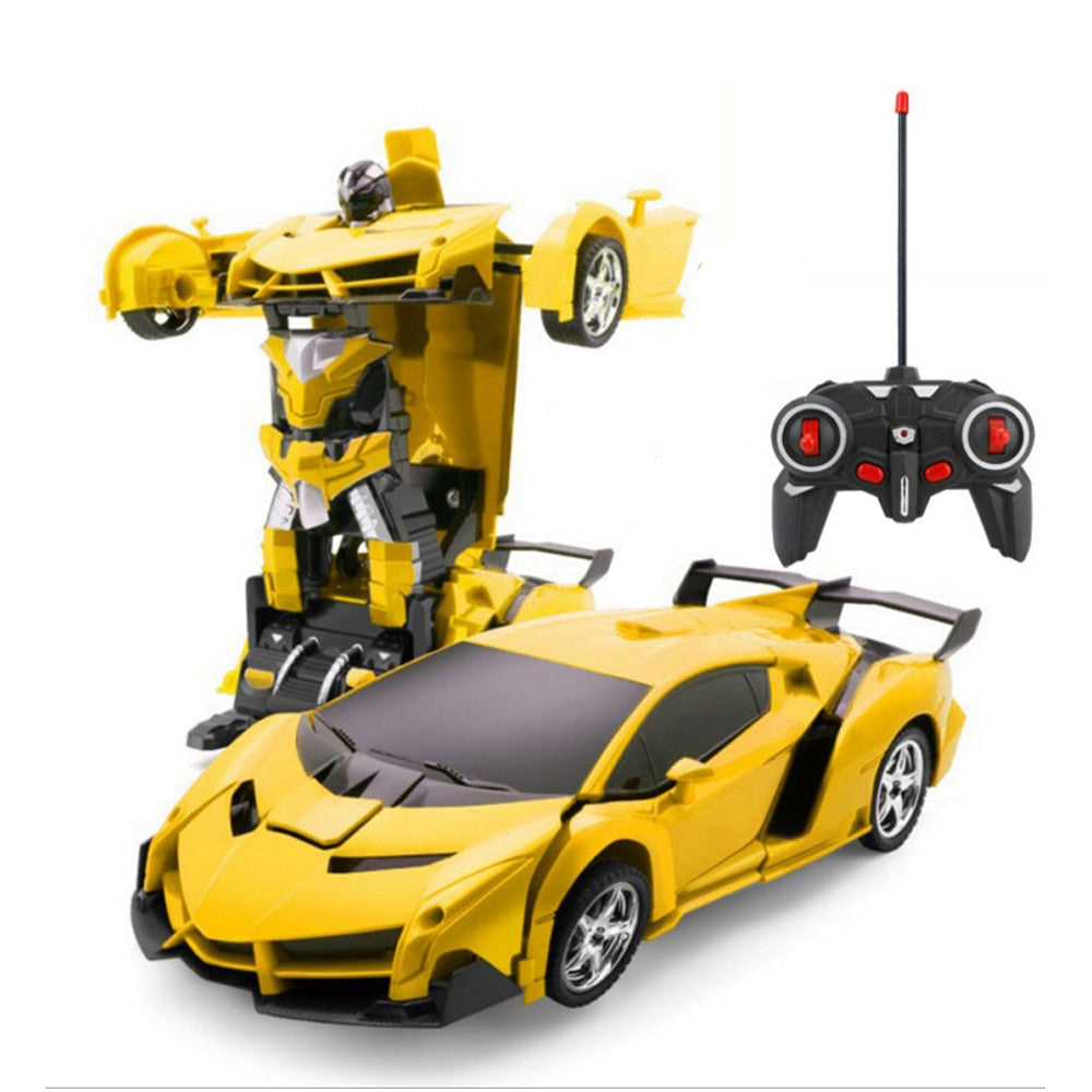 RC Car Transformation Robots Sports Vehicle Model  Drift Car  Toys Cool Deformation