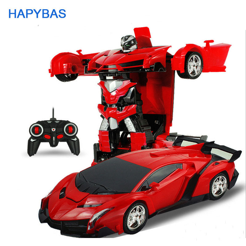 RC Car Transformation Robots Sports Vehicle Model  Drift Car  Toys Cool Deformation