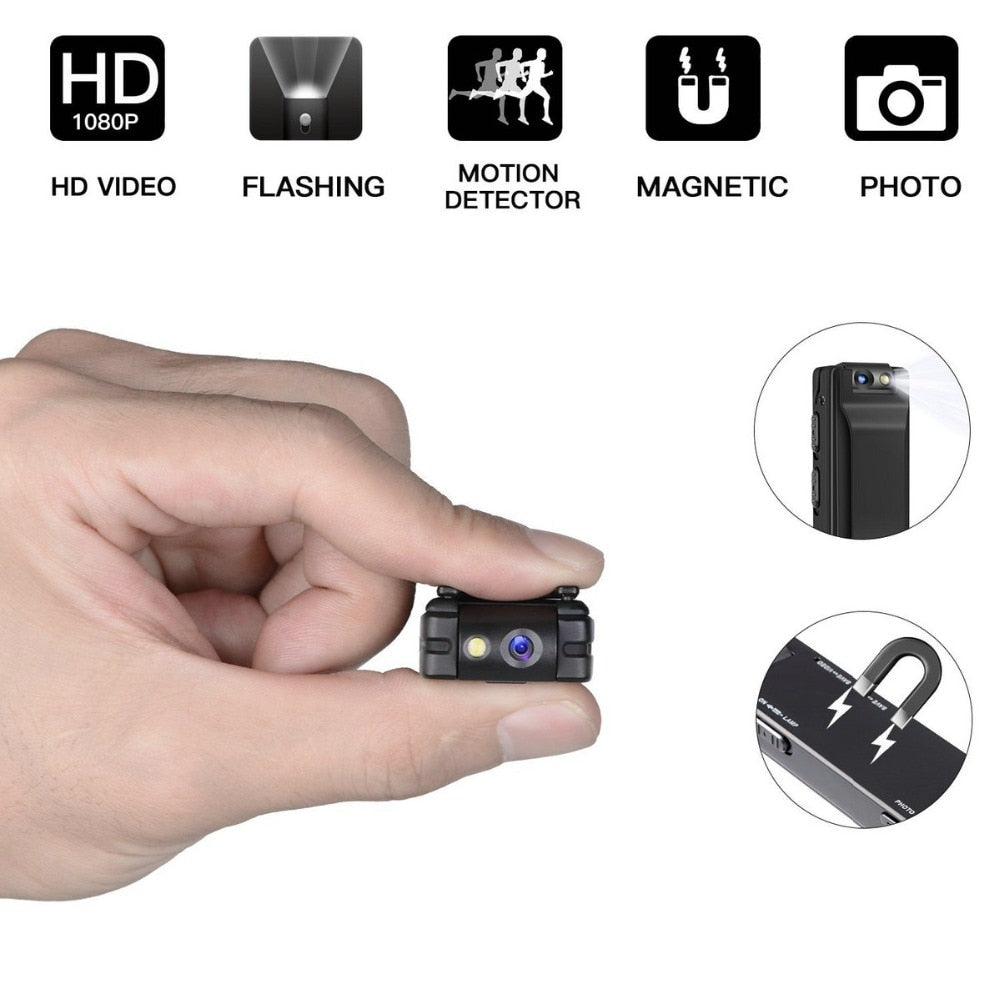 Vandlion A3 Mini Digital Camera HD Flashlight Micro Cam Magnetic Body Camera Motion Detection