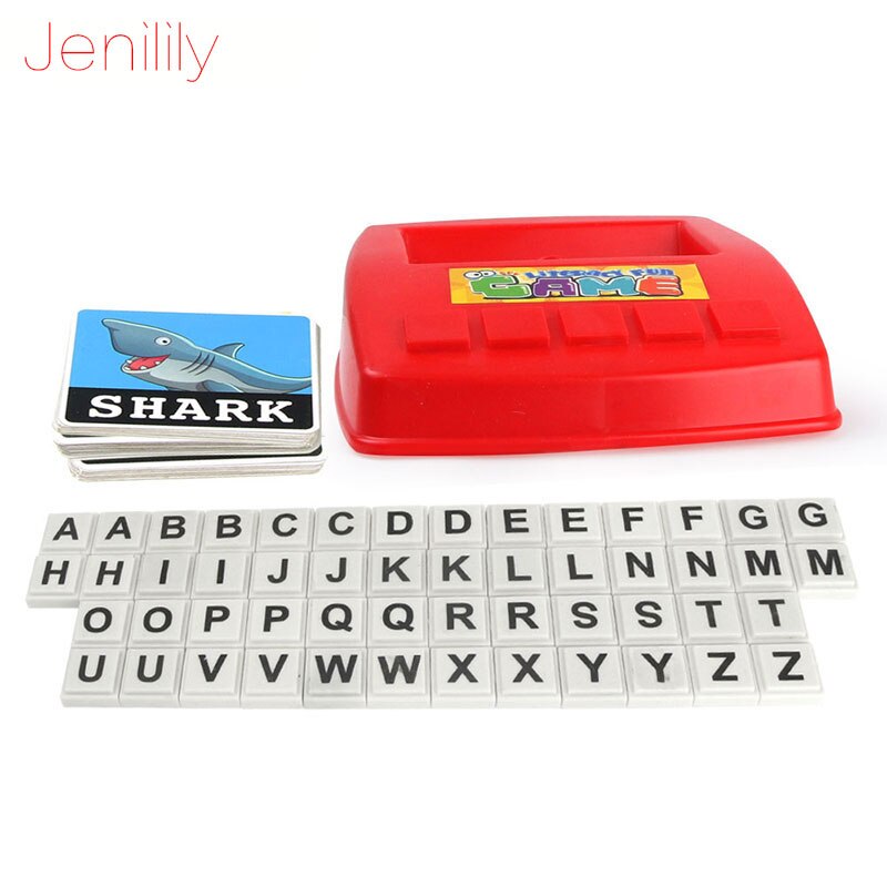 1 Set Pictures To Spell The Word Learning Baby Toy English Alphabet Card Games For Children