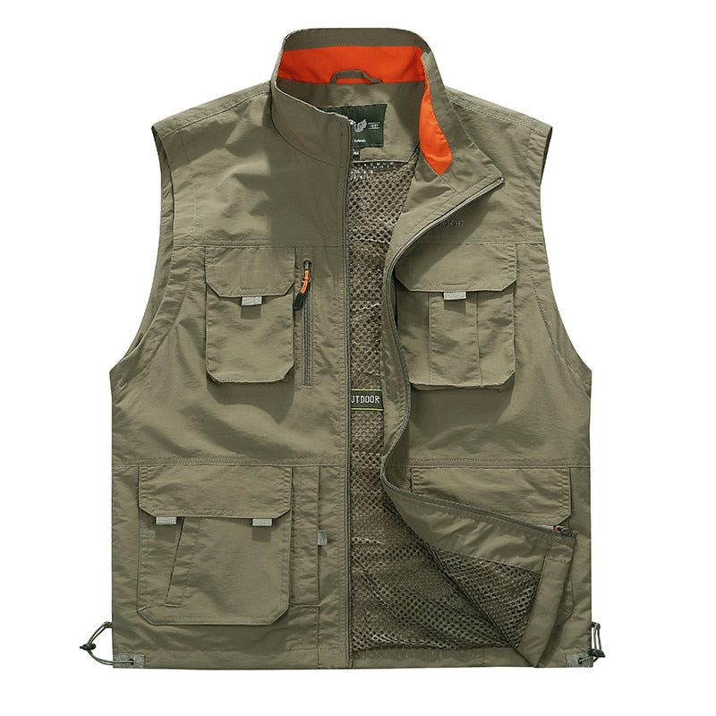 Vest Summer Military Tactical Vest Jacket with Pockets Male Hunting Fishing Hiking Outdoor