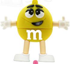 Usb Flash Drive Cartoon Chocolate M&M Flash Memory Card Pen Drive 32GB Usb Stick