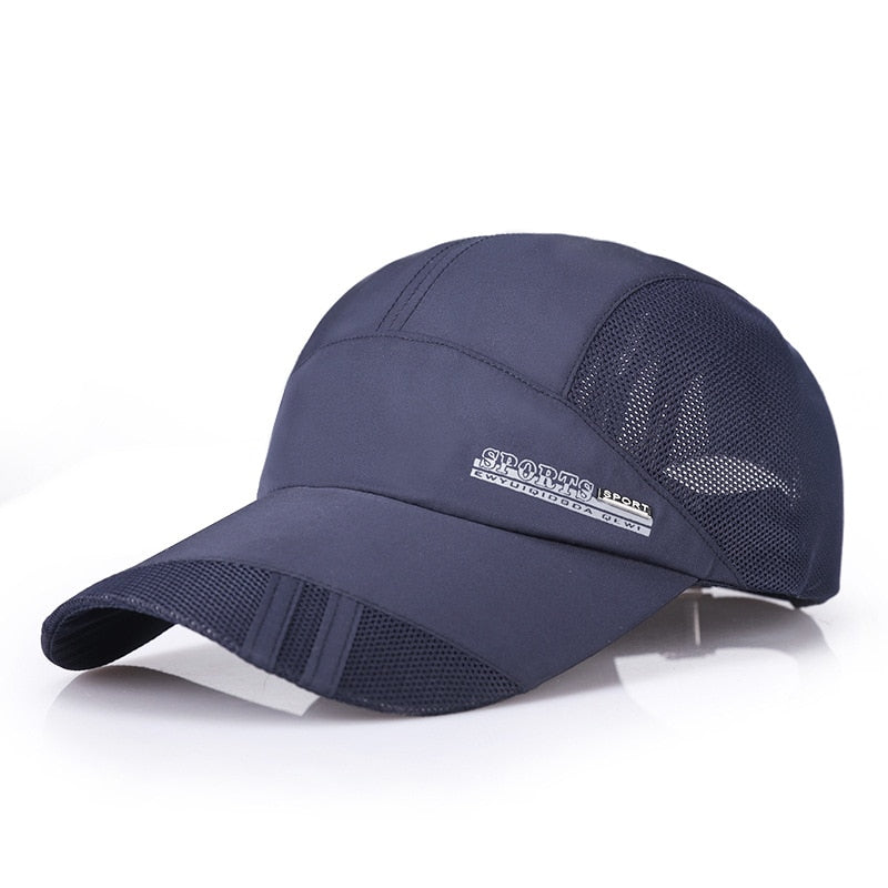 New Arrivals Adjustable Breathable Running Golf Fishing Baseball Caps Sunshade Mesh