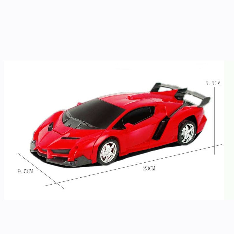 2In1 RC Car Sports Car Transformation Robots Models Remote Control Deformation Car RC fighting