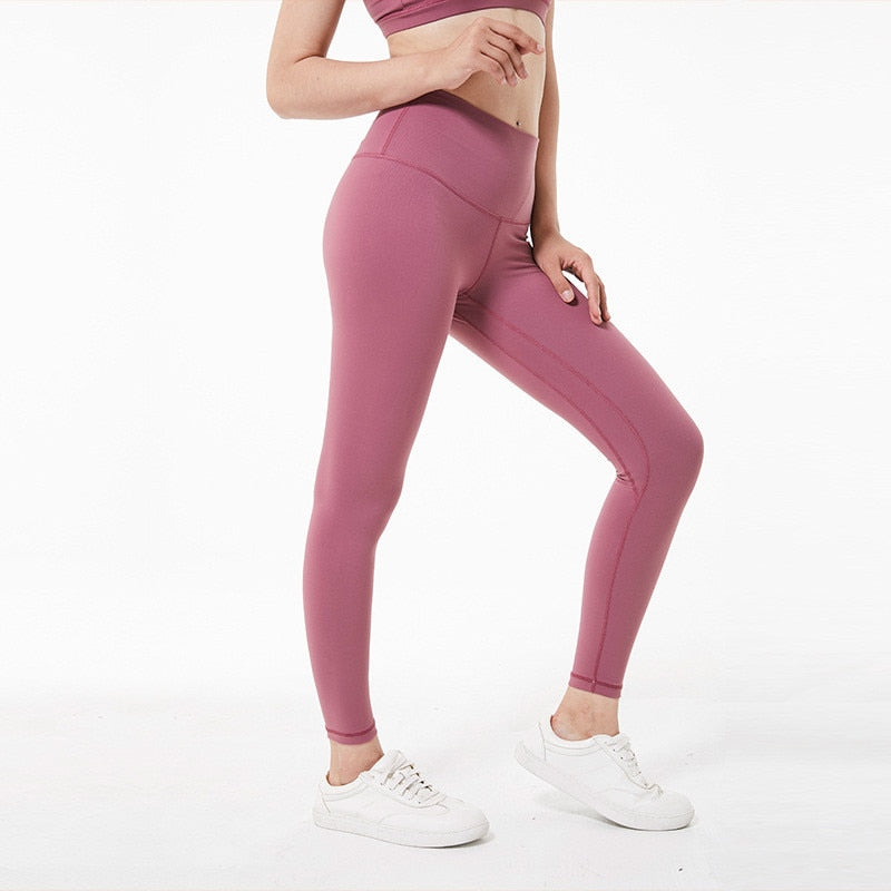 SHINBENE Classic Soft Hip Up Yoga Fitness Pants Women 4-Way Stretch Sport Tights Anti-sweat