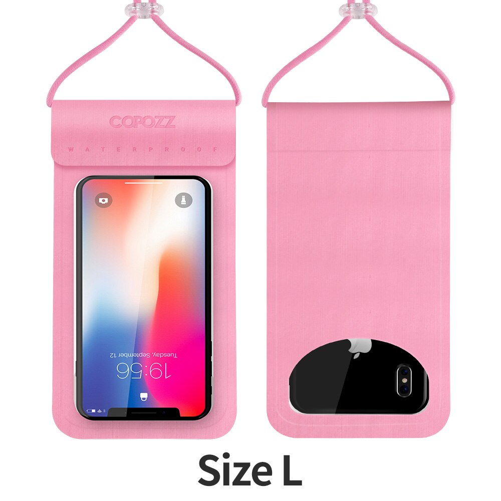 COPOZZ Waterproof Phone Pouch for iPhone X/8/7/6S Plus/Samsung S7 Swimming Snorkeling