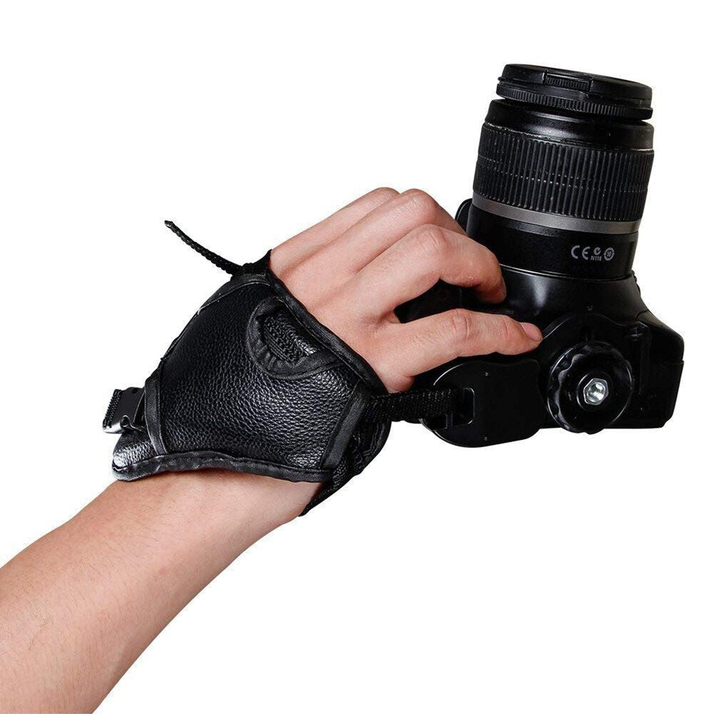 LXH DSLR Camera Hand Grip Wrist Strap with 1/4 Screw Mount for Canon Nikon Sony