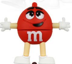 Usb Flash Drive Cartoon Chocolate M&M Flash Memory Card Pen Drive 32GB Usb Stick