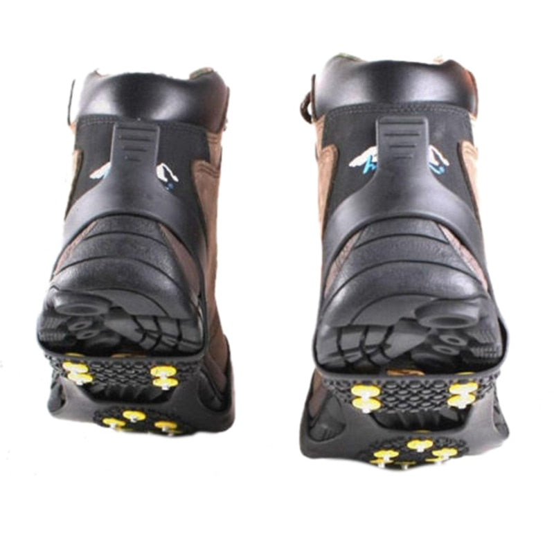 10 Studs Anti-Skid Snow Ice Thermo Plastic Elastomer Climbing Shoes Cover Spikes Grips