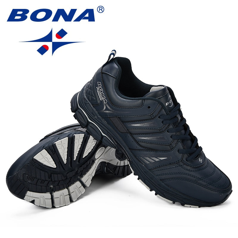 BONA  New Design Style Men Shoes Breathable Popular Men Running Shoes Outdoor Sneaker