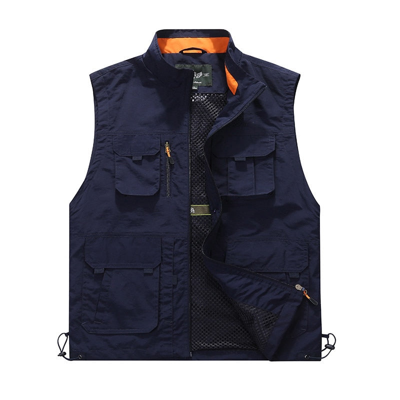 Vest Summer Military Tactical Vest Jacket with Pockets Male Hunting Fishing Hiking Outdoor