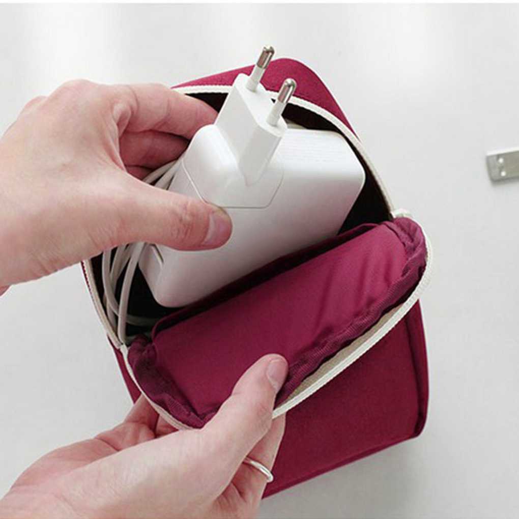 Travel Gadget Organizer Portable digital cable bag Electronics Accessories Storage Carrying Case Pouch