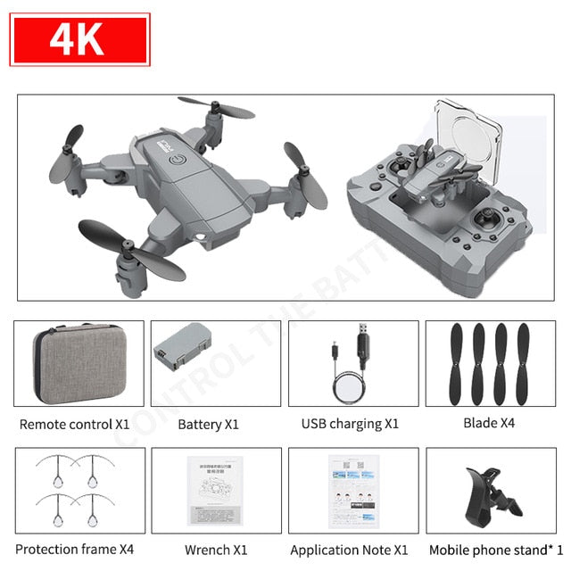 New mini KY905 drone 4K HD camera, GPS WIFI FPV vision foldable rc quadcopter