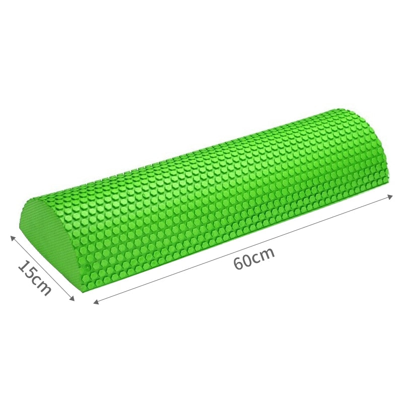 60/45cm Yoga Block Pilates Foam Roller Trigger Point Massage Roller Muscle Tissue for Fitness Gym