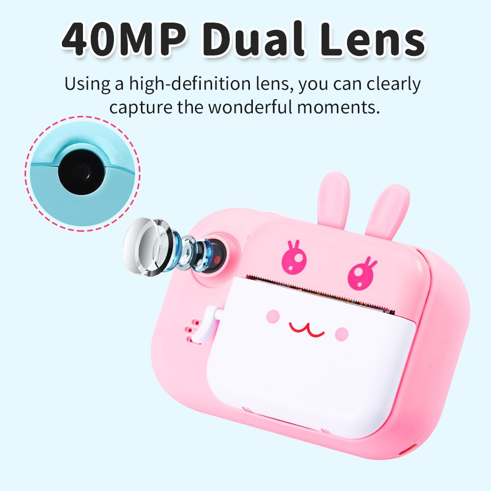 Minibear Children Camera For Kids Instant Camera Digital Video Camera For Children