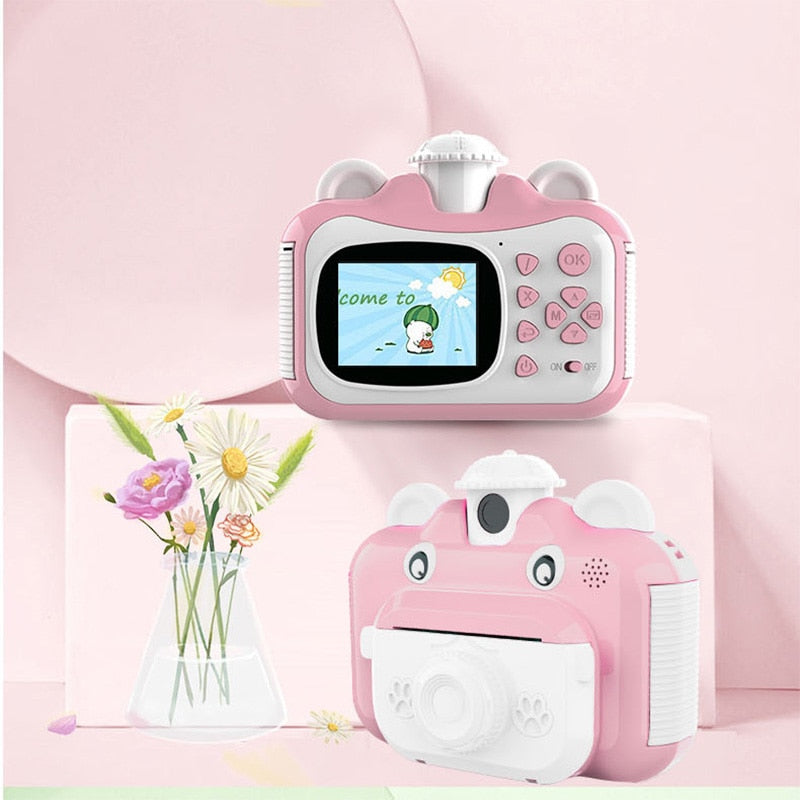 Kids Instant Print Camera Zero Ink Toy Children Digital Camera with Print Paper Toddler