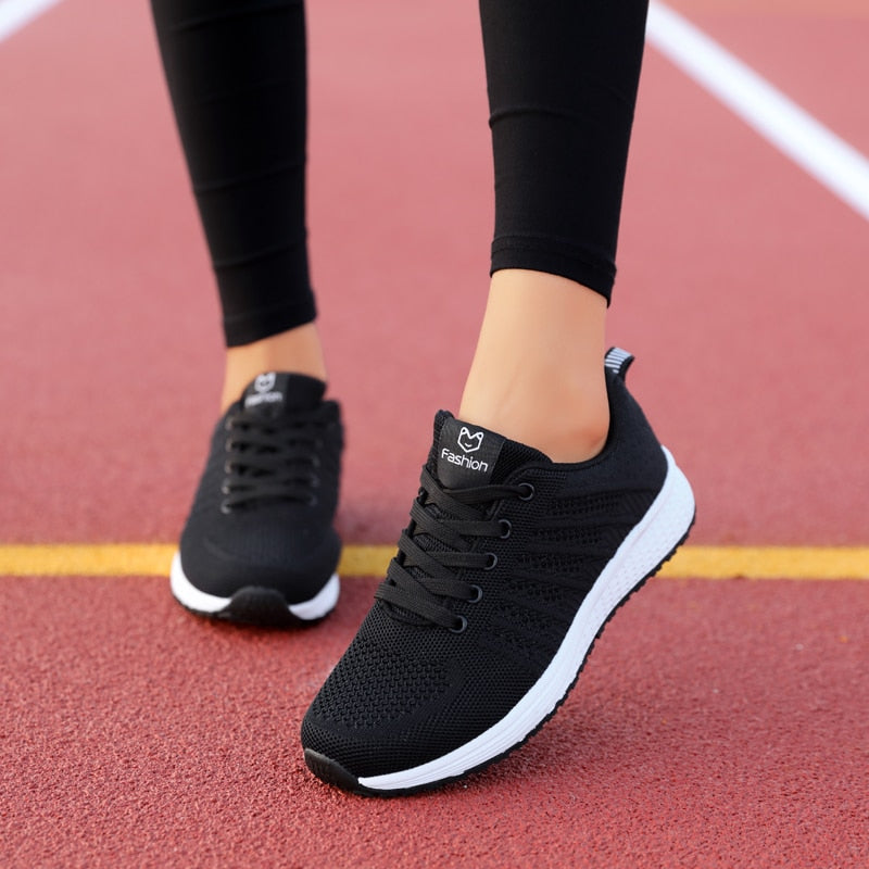 ALIUPS Feminino  Sport Shoes For Women Walking Sneakers Light Flat Tennis Woman Shoes Outdoor Gym